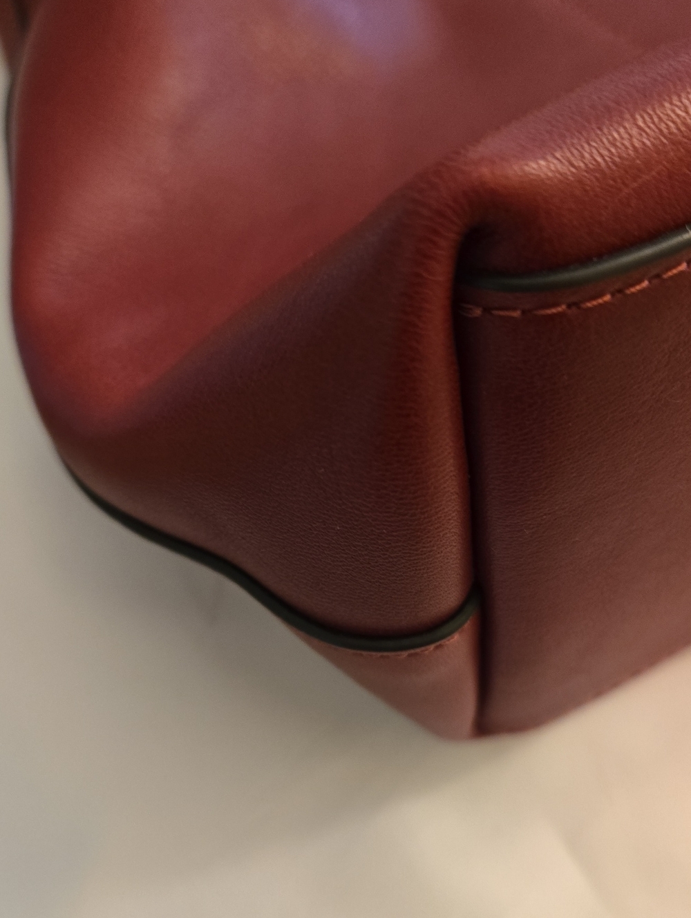 NWOT Merlot Coach Brooklyn 39 Shoulder Hobo Bag - Picture 9 of 14